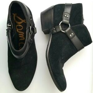 Sam Edelman black Phoenix heeled booties 6